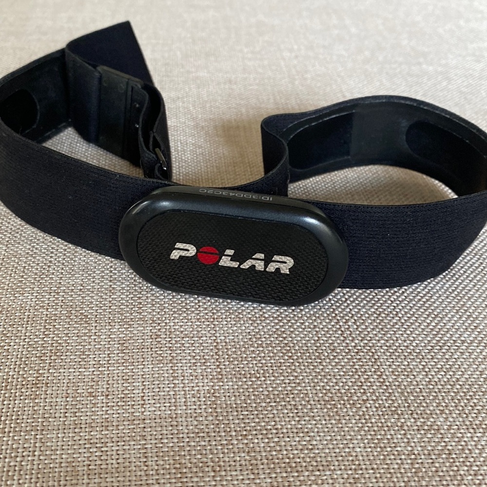 Polar H10 Heart Rate Sensor with adjustable small black strap